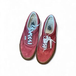 Vans Men’s Burgundy Canvas Sneakers